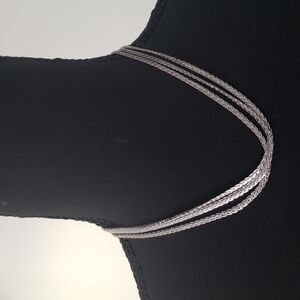 Lia Sophia Triple chain necklace